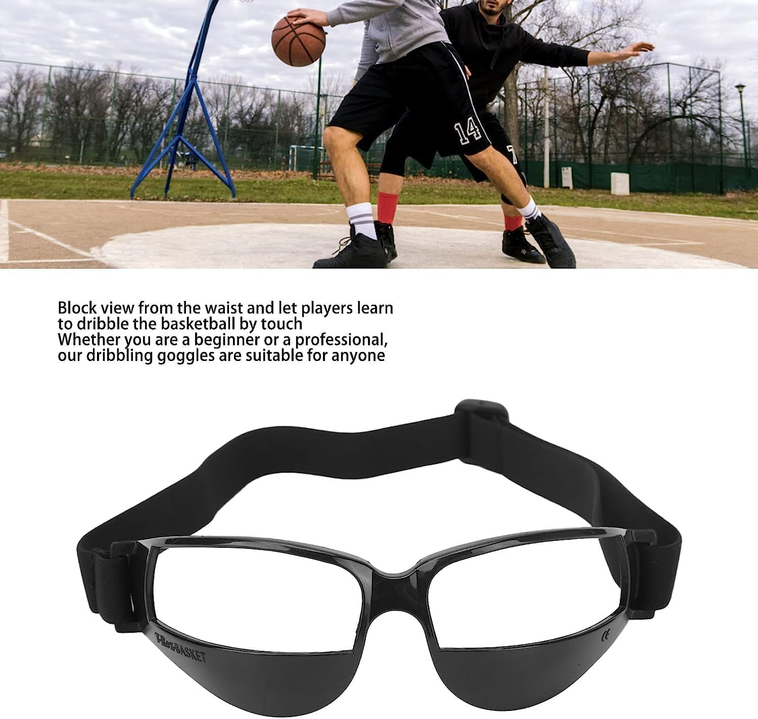 Court Vision Dribbling Goggles, Basketball Dribbling Goggles for School and Gym image number 2