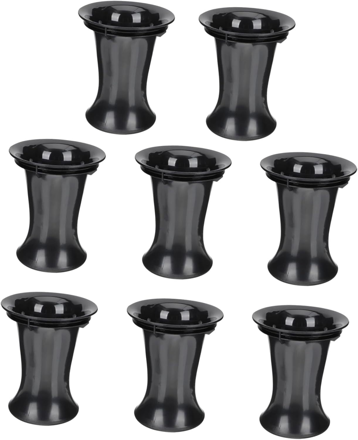 CHICAMPERA 8Pcs Speaker Accessories Plastic Subwoofer Port Tube Woofer Box Port Tube Replacement for Speaker Spikes Pads image number 1
