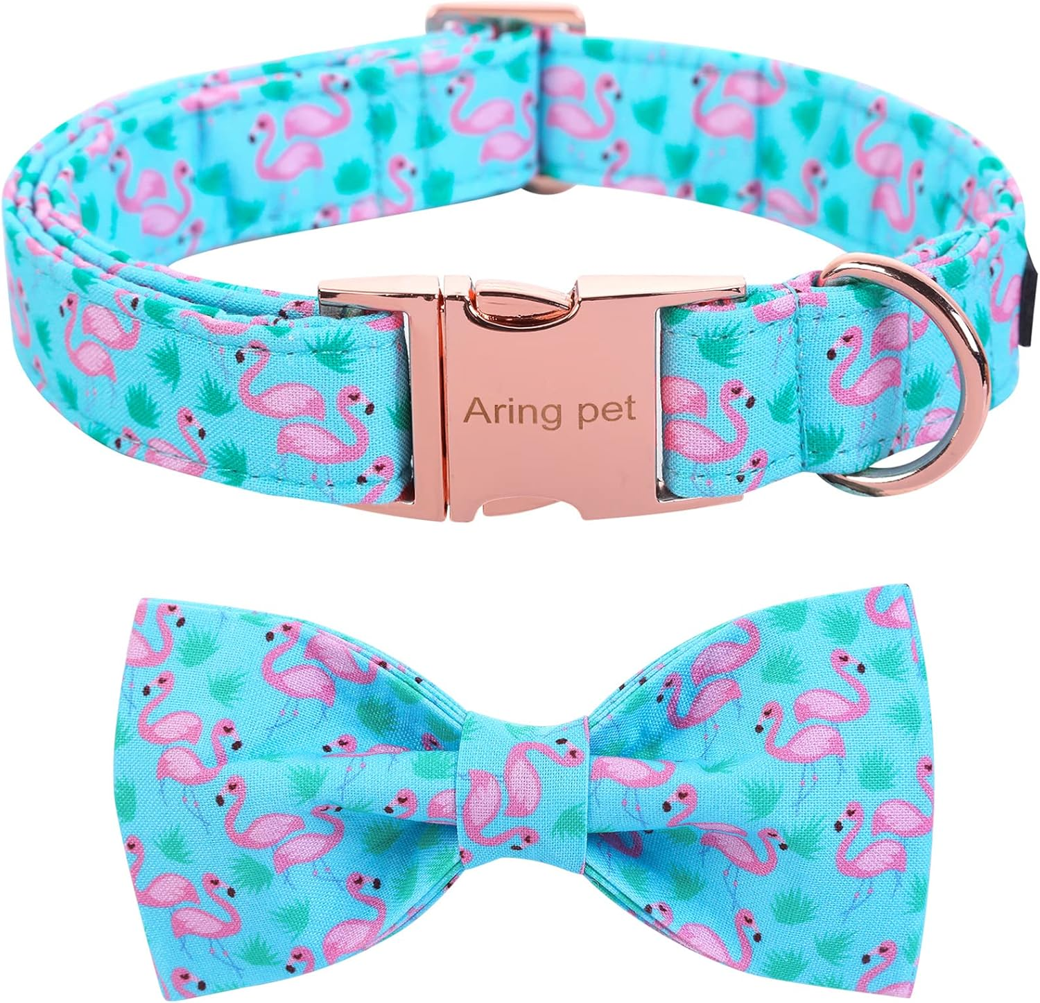 ARING PET Dinosaur Dog Collar-Cute Dog Collar for Small Dogs, Adjustable Comfortable Cotton Boy Dog Collars for Small Medium Large Dogs, Small