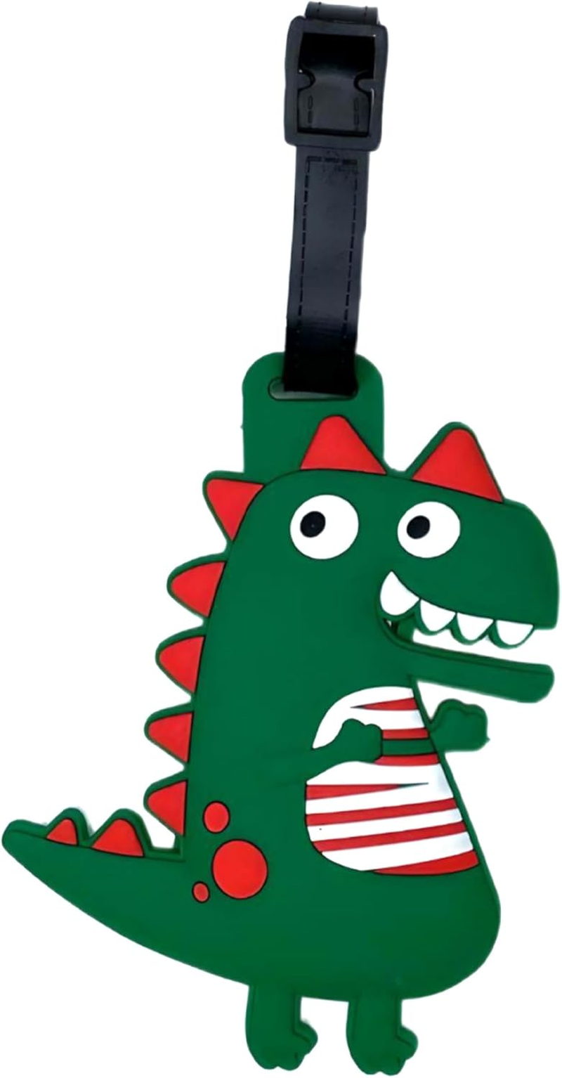 ANINIUCN Dust Bunny Silicone Luggage Tag &ndash; Cute Quirky ID Label for Suitcases, Backpacks & Travel Bags &ndash; Fun Travel Accessory for Teens & Adults