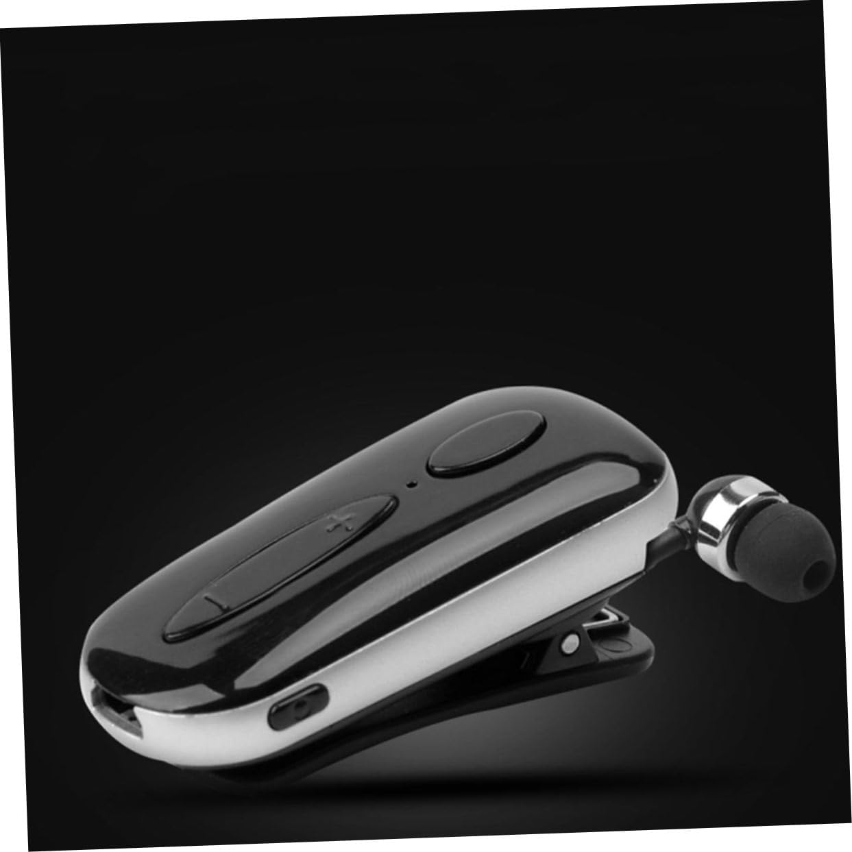 TINEASUR Wireless Earbud Retractable Headphone Clip-On Sports Earphone Sturdy Design Lightweight Comfortable for Active Workout and Outdoor Use Black image number 6