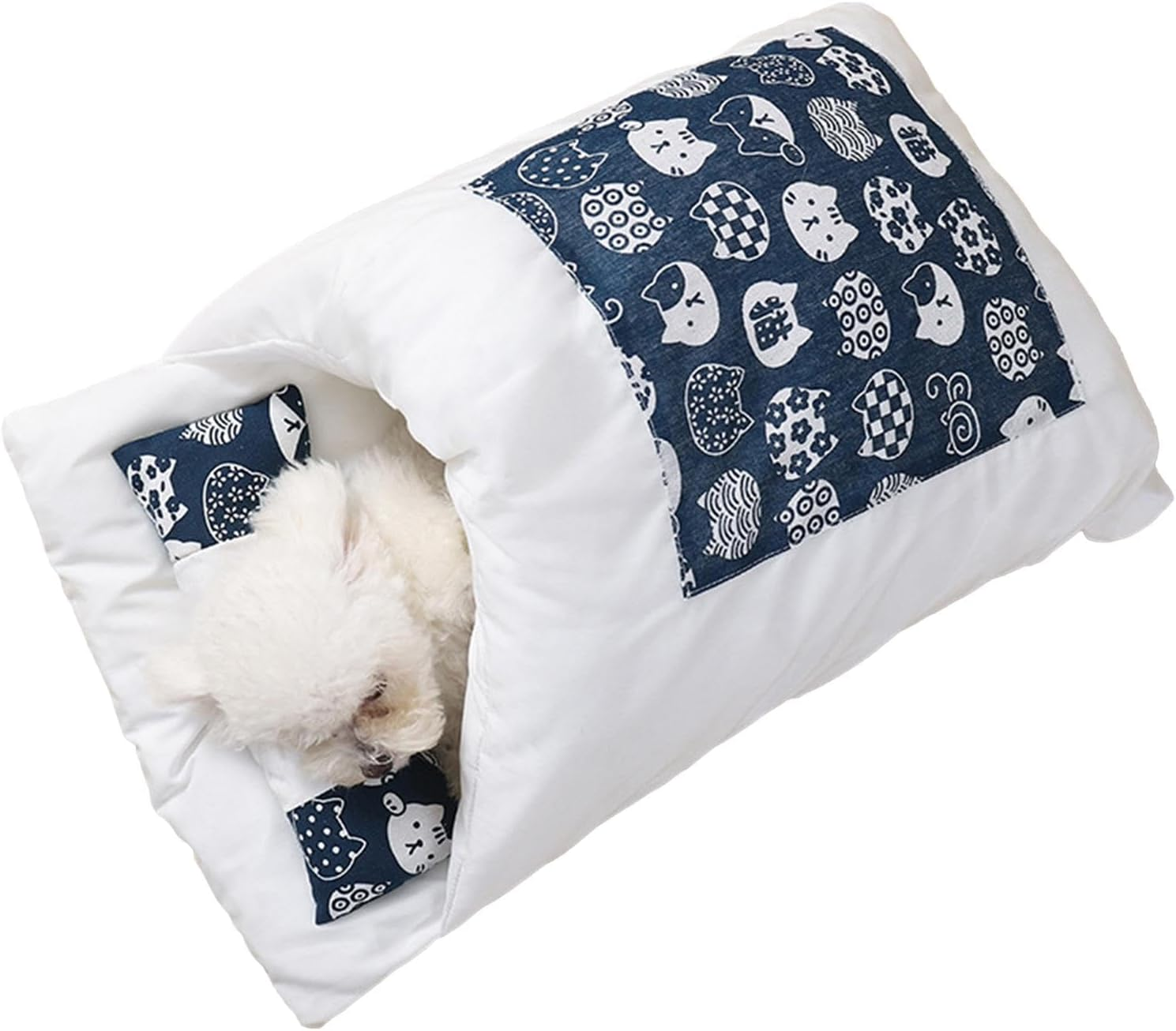 Cat Bed - Pet Bed | Cat Sleeping Bag | No Deformation Pet Bed, Detachable & Washable Sleep Zone Cuddle Cave, Cozy and Comfortable Cat Sleeping Bag, Cuddle Cave for Indoor Puppy & Kitten image number 5