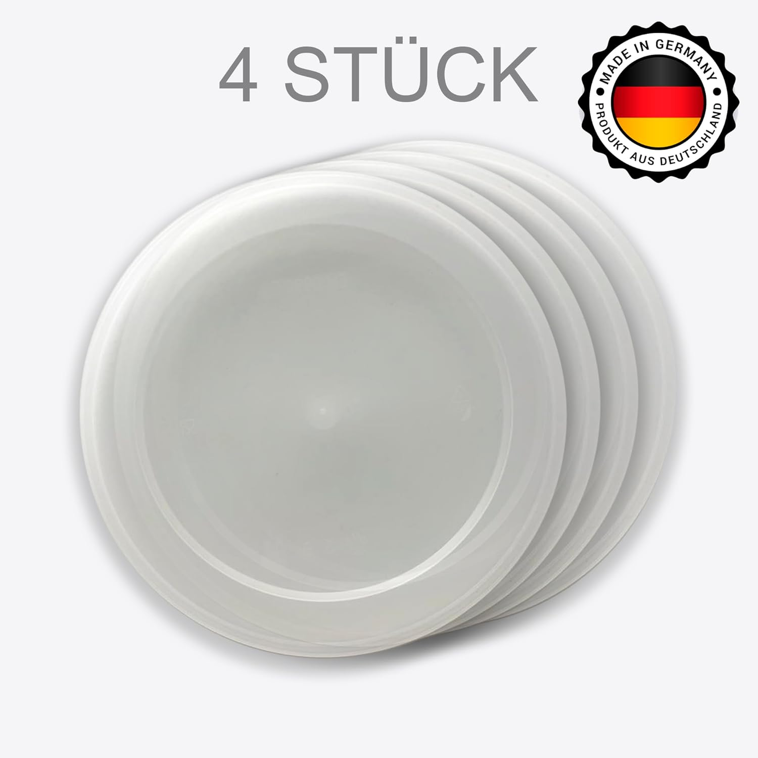 XILMARK (4X) Can Lids 800 G, Lid for Cans, Can Caps, Can Lids, Cans Stopper, Cat Food Storage, Pets Deli Dog Food, Can Lid Cat Food (Pack of 4) image number 2