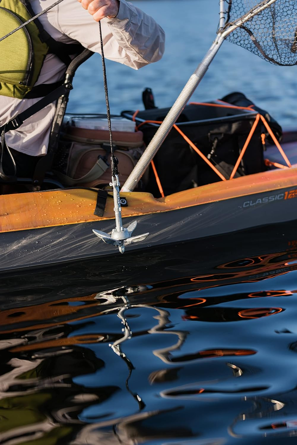 Compact Anchor Kit for Kayak, Canoe, SUP, Inflatables or Small Boats, Foldable Storage Bag, Ideal for Fishing Kayak Boating image number 1