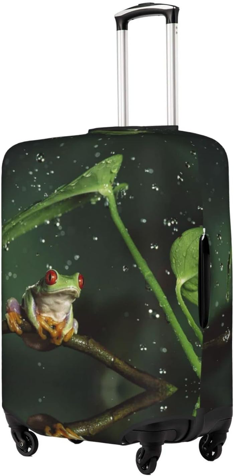 Peace Tree Frog Luggage Cover Anti-Scratch Suitcase Protector Fits 18-32 Inch Luggage image number 3
