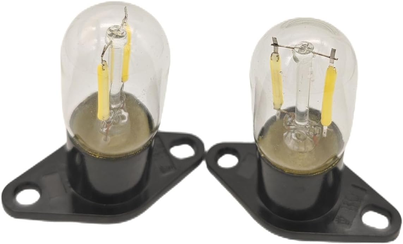 QLEE LED Microwave Bulb 1.5 W Z187 240 V Filament Light 20 W Equivalent Bulb Lamps for Refrigerator Microwave Cooker Hood Indicator Light Microwave Lamp image number 5