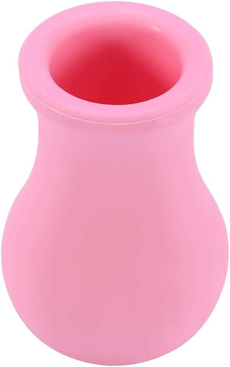 KOSDFOGE Lip Plumper Enhancer Portable Vase Shaped Beauty Tool Lips Plumper for Fuller Lips Pink image number 2