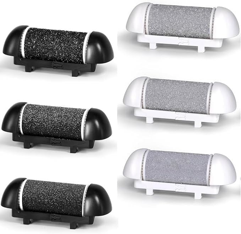 6Pcs Extra Coarse 3 Refill Rollers for Electric Feet Callus Remover,Replacement Roller Head for Electric Callus Remover Feet Pedicure,Replacement Roller Refill Heads for Electric Foot Callus Remover image number 6