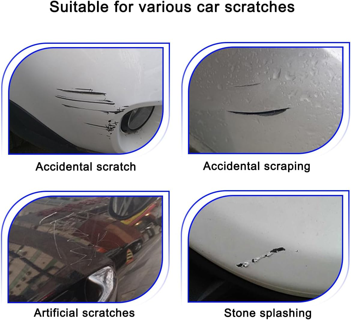 Touch up Paint for Car, Two-In-One Vehicle Fill Paint Pen, 0.4 Oz Quick and Easy Auto Minor Scratch Remover, Effective Car Repairng Gloss Accessories, Universal for SUV, Truck, Rv（Gray） image number 1