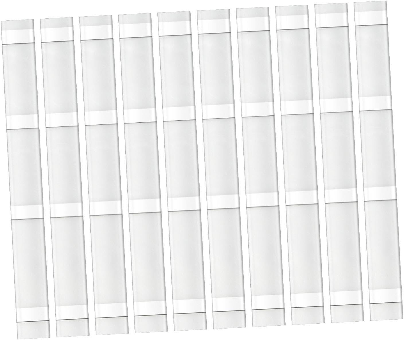 Frediuo Thermal Glue Strips Hot Melt Adhesion Binding Machine Supplies Office Thermal Binding for Contracts Drawings Documents Cards, 10Pcs 28.5X2.2Cm image number 4