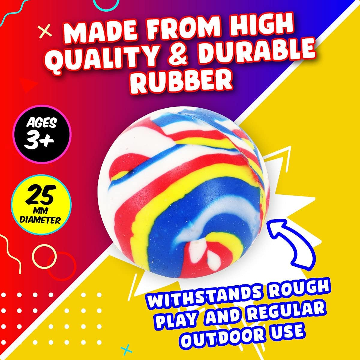 Party Central Bouncy Balls (Pack of 10) image number 2