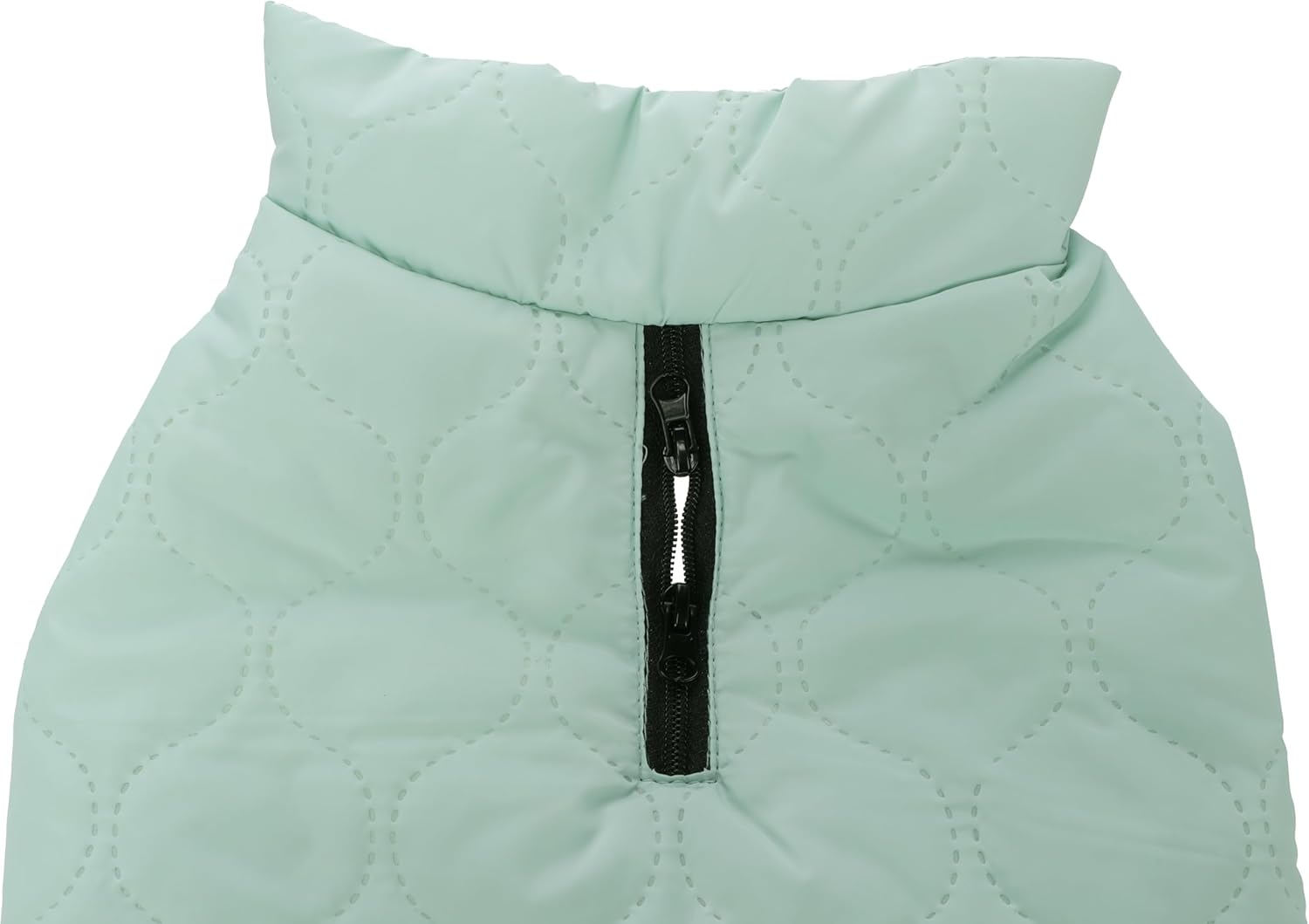 Winter Dog Coat - Tosca Mint Green - A: 25 Cm W: 30-34 Cm C: 39-43 Cm - Polyester - Washable at 30 &deg;C - Soft Fleece - High Collar - Flamingo