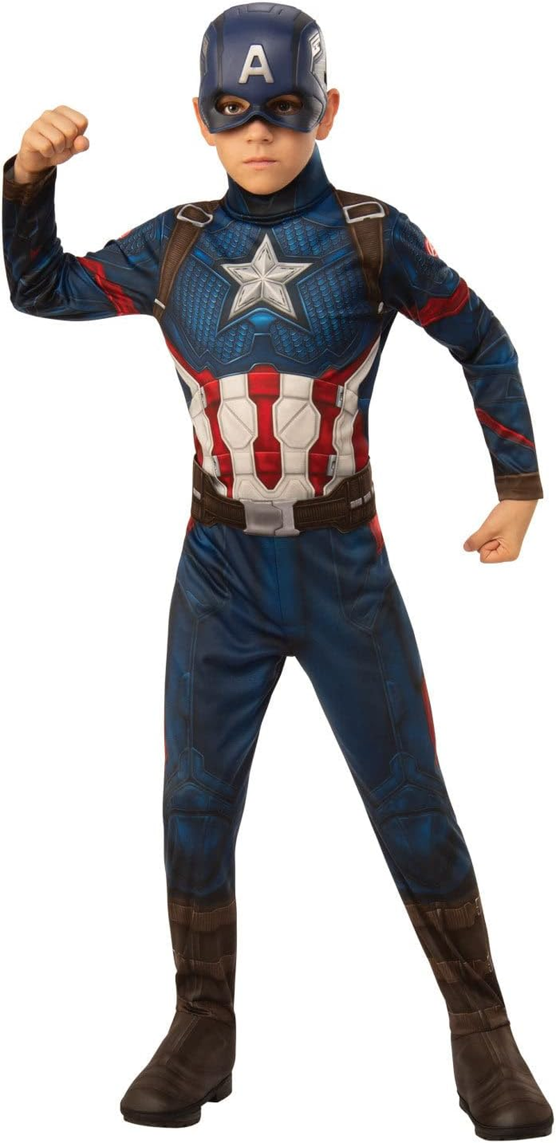 Rubie'S Captain America Deluxe Costume for Kids - Marvel Avengers: Endgame image number 2