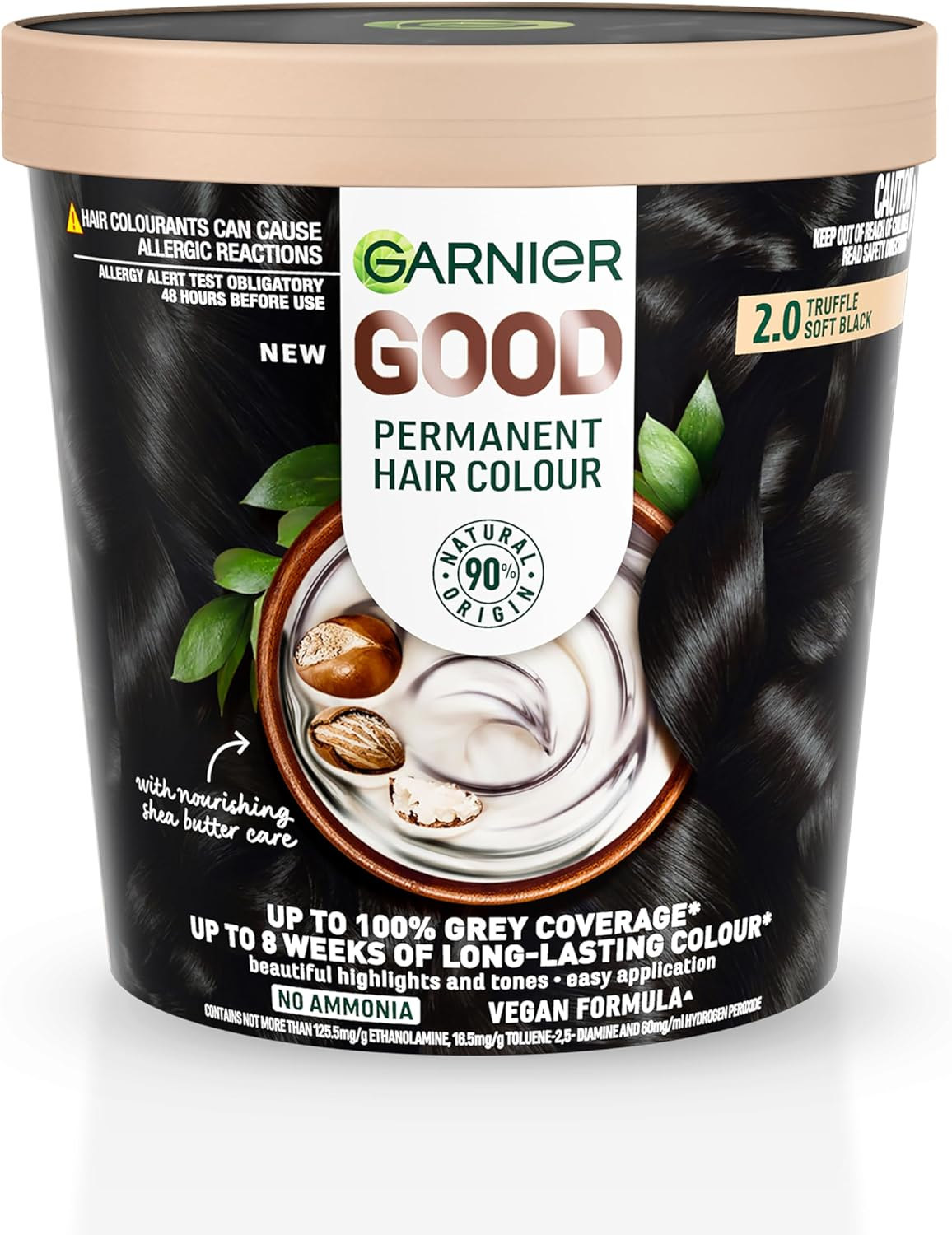 Garnier GOOD Permanent Hair Colour 2.0 Truffle Soft Black - Cacao Brown image number 7