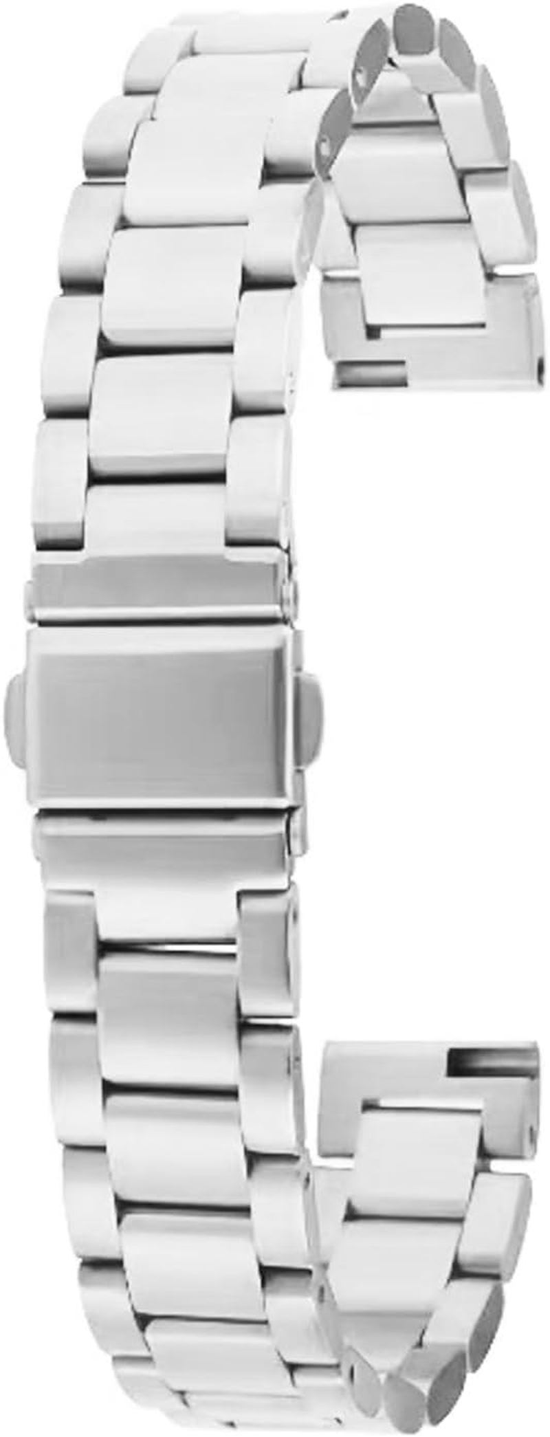 Haotop Stainless Steel Replacement Strap Compatible for Garmin Lily 2 Smartwatch - Rose Gold image number 3