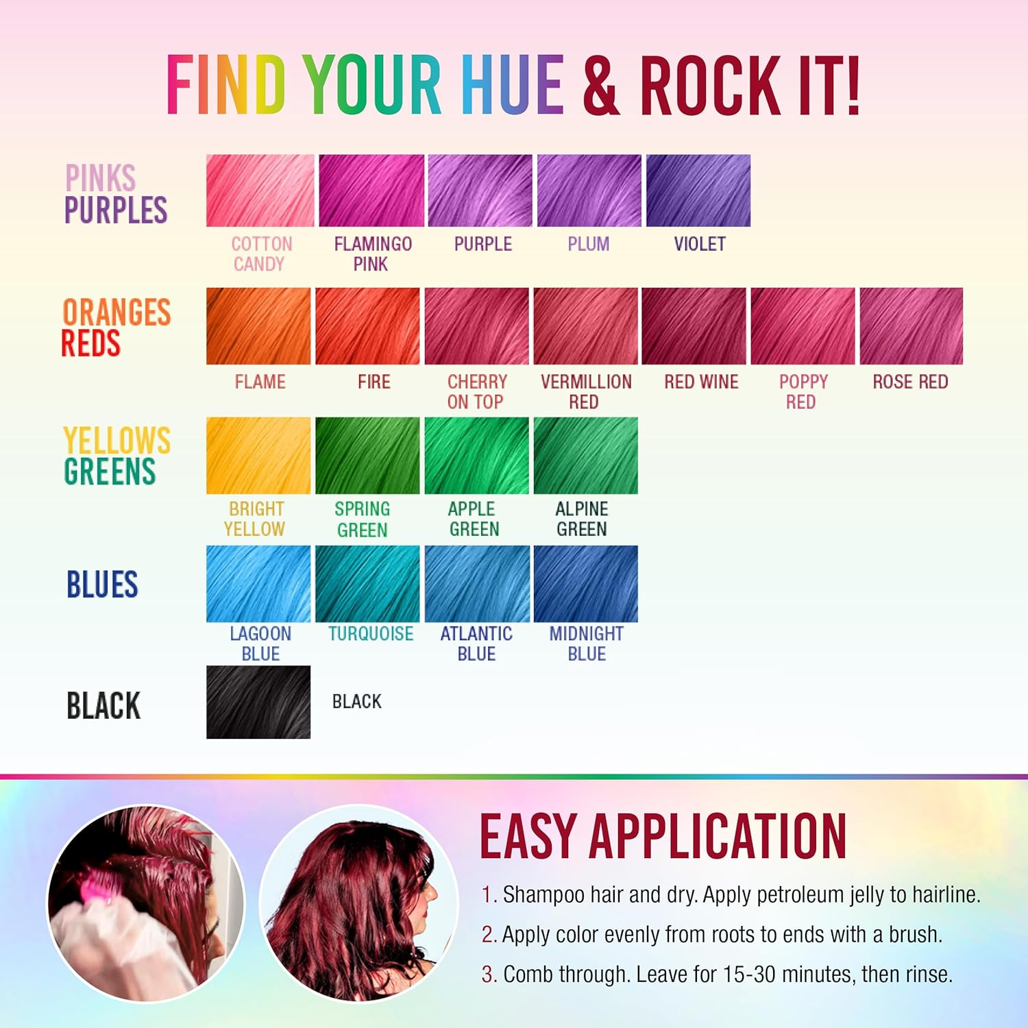 Punky Red Wine Semi Permanent Conditioning Hair Color, 3.5Oz image number 2