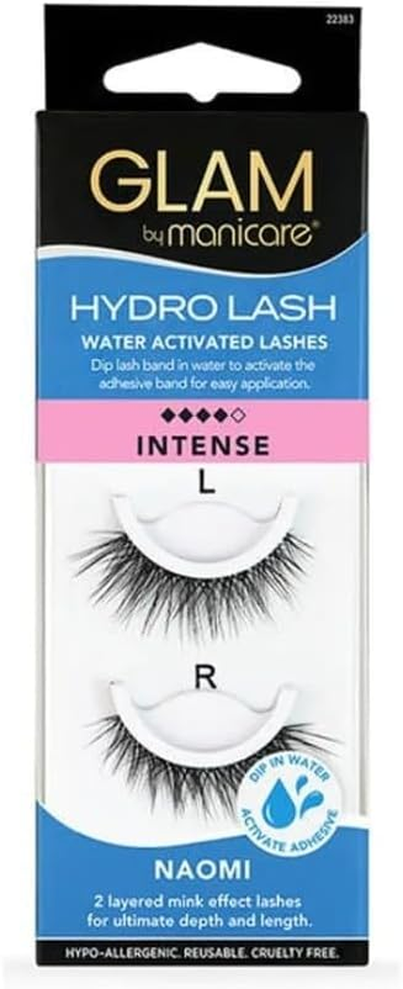 Manicare Glam Hydro Intense Naomi False Lashes image number 2