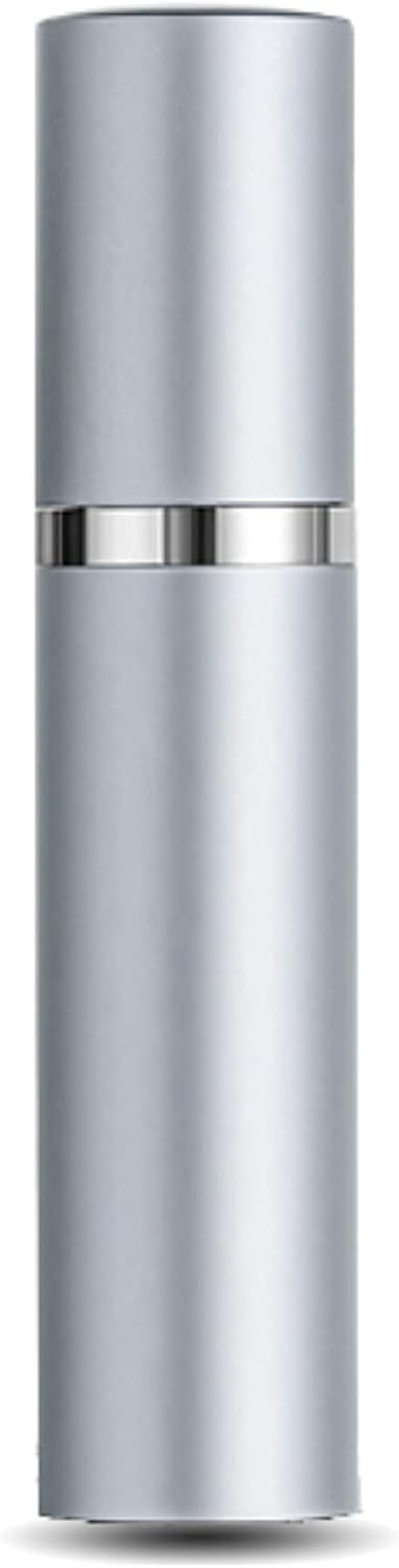 Asanana 9 Ml Perfume Atomiser, Refillable, Filling Technology without Funnel, Empty Perfume Atomiser, Spray Bottle for Travel, Handbag on the Go (Silver)