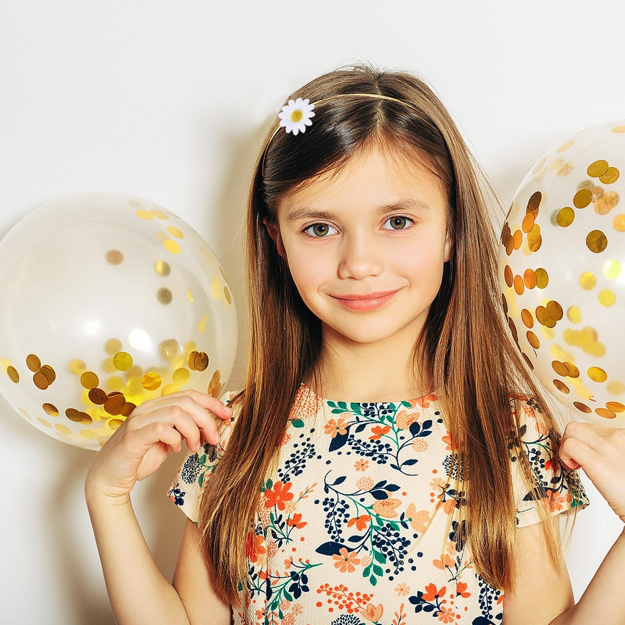 Healvian Pack of 10 Daisy Hair Clips Sunflower Hair Clips Daisy Pins Beach Wedding Daisy Hair Accessories Flower Hair Clips for Girls and Women image number 2