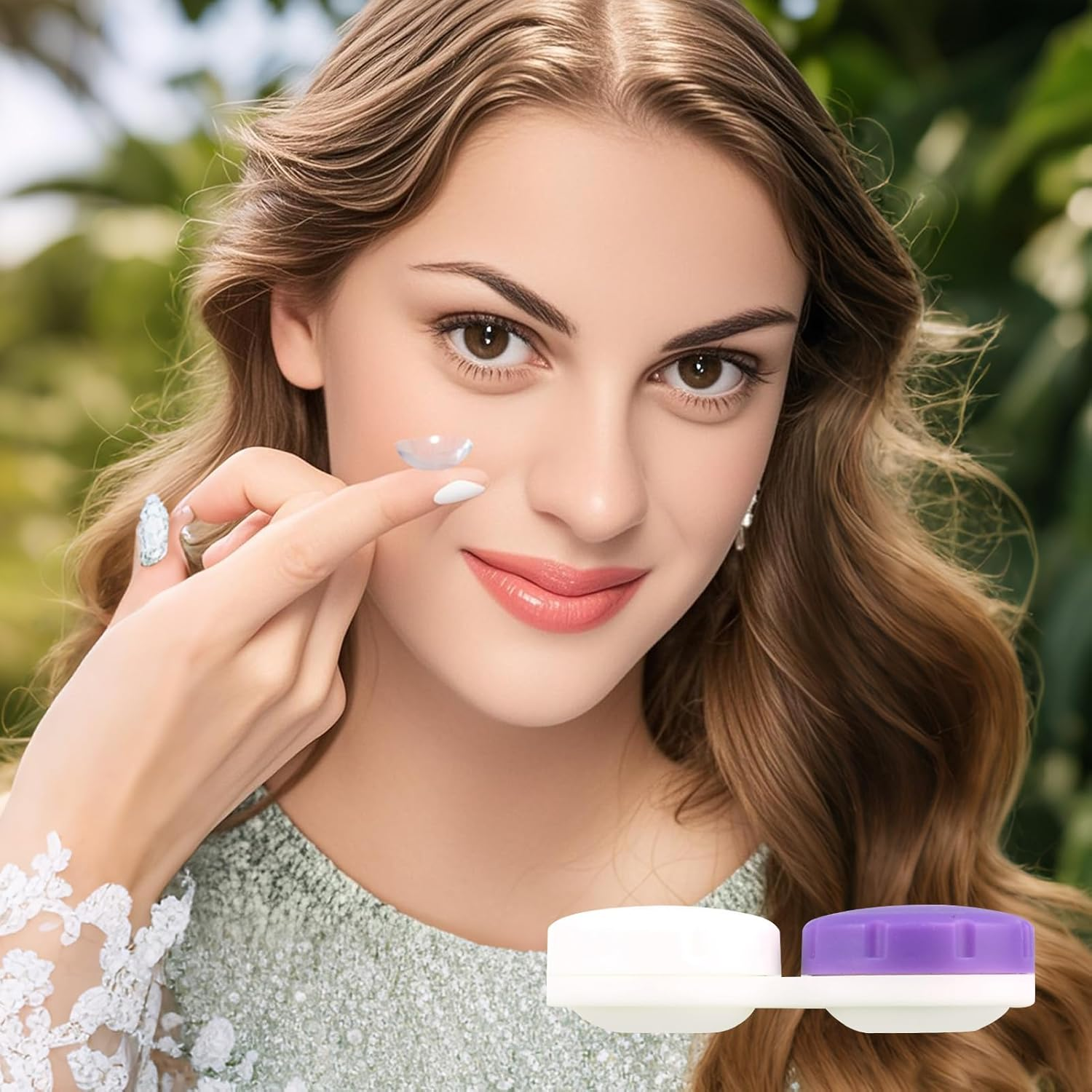 12 Pcs Contact Lens Case for Travel & Daily Use - Compact, Leak-Proof & Durable Storage Solution for Contact Lenses, Portable & Lightweight Design Ideal for Home, Gym, Office & Holidays