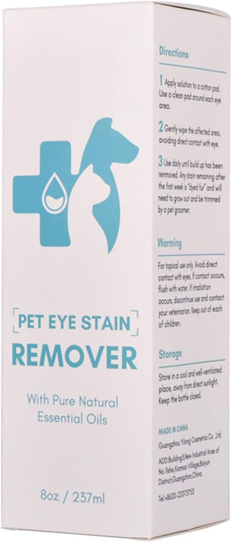 Tear Stain Remover for Dogs - Kitten Eye Face Cleaner - 8Oz Mild Soothing Eye Rinse Cleaner & Daily Tear Stain Remover Wash for Small Animals Hamil image number 3