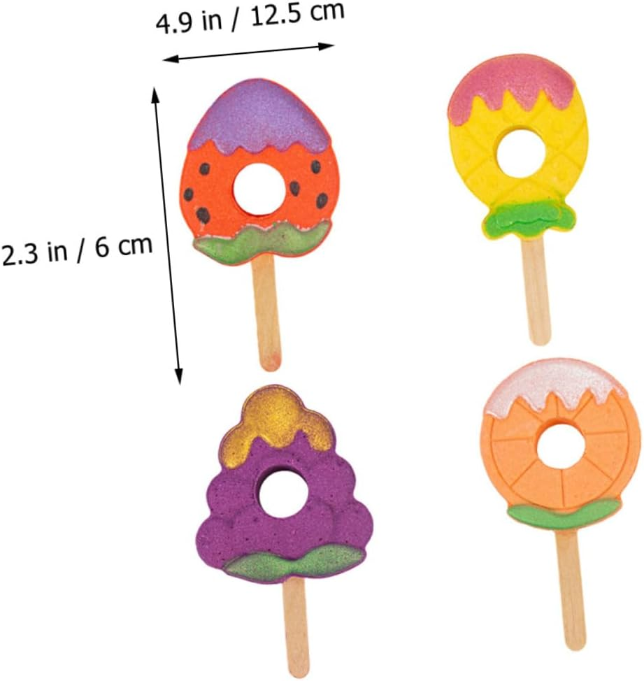 OATIPHO 4Pcs Bomb Salt Essential Oil Creative Bathing Toys Boys and Girls Bubble Bath