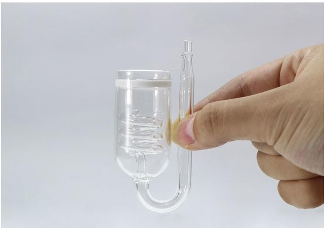 Twister Glass Pollen CO2 Diffuser Spiral Refiner, DIY for Freshwater Planted Aquarium Fish Tank Aquatic Plants image number 2
