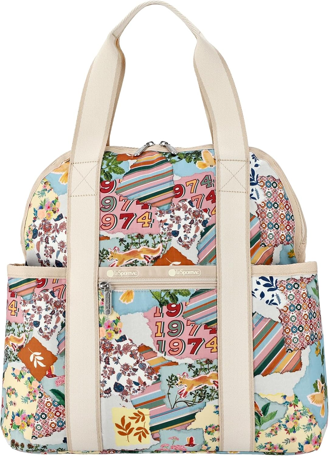 Lesportsac 2442 Official Backpack Double TROUBLE Backpack, Women'S