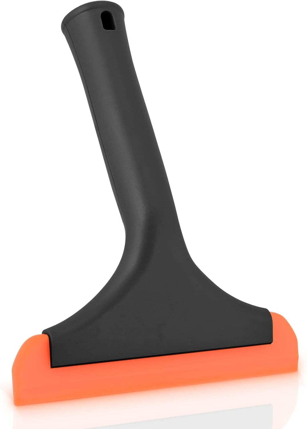 Silicone Window Squeegee Kit Flexible Shower Squeegee Window Cleaner Water Wiper Shower Scrapers Mini Squeegee for Car Mirror (Black+Blue)