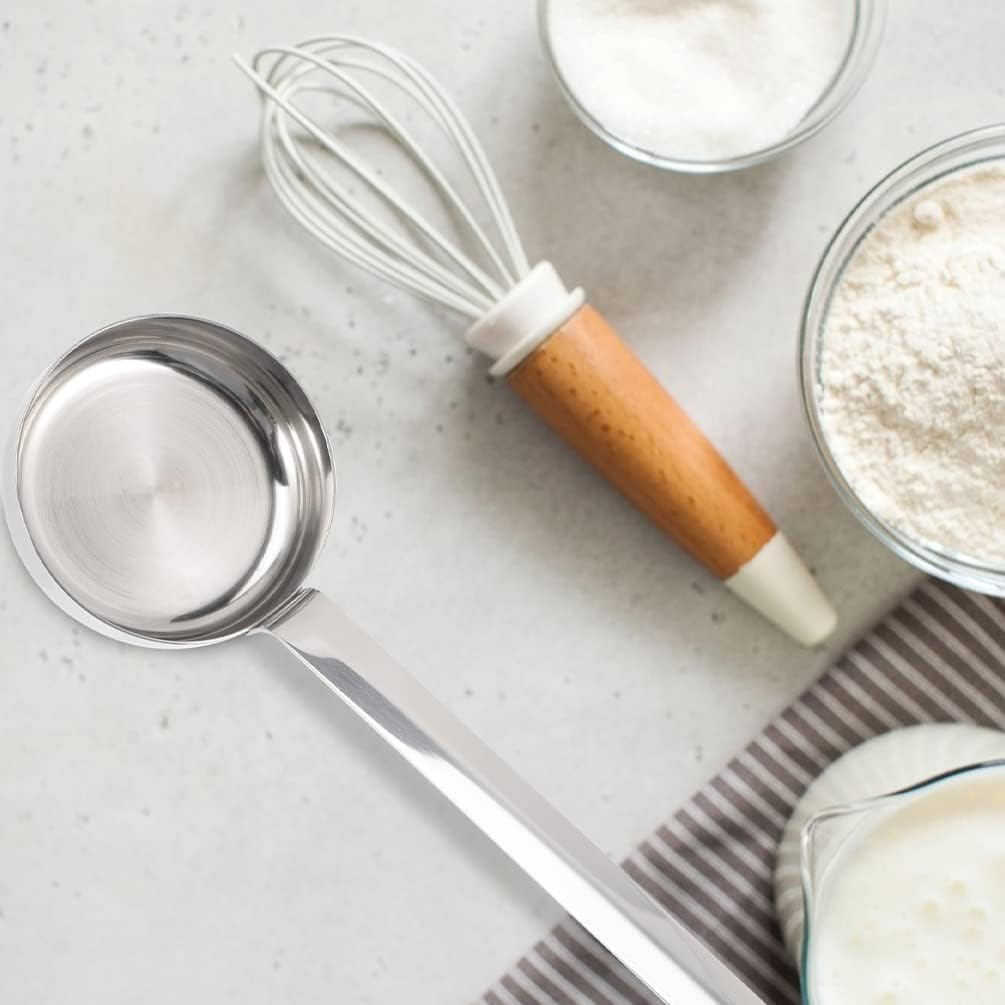 Cabilock 2Pcs Pizza Sauce Spoon and Ladle - Metal Tomato Food Spread Tool with Handle for Restaurant and Household Ketchup image number 4