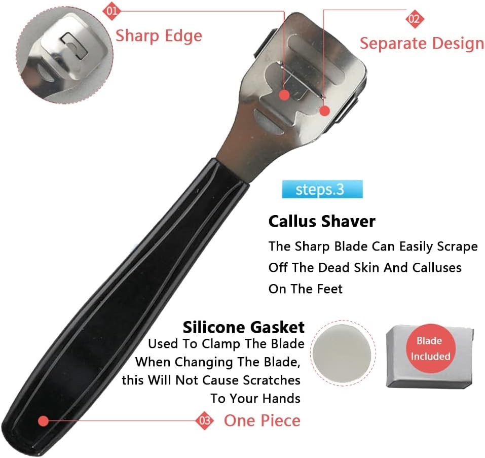 Professional Nail Clipper Nail Cutter Manicure Pedicure Kit - Podiatry Instruments Grooming Kit - Set of 23 Pieces image number 5