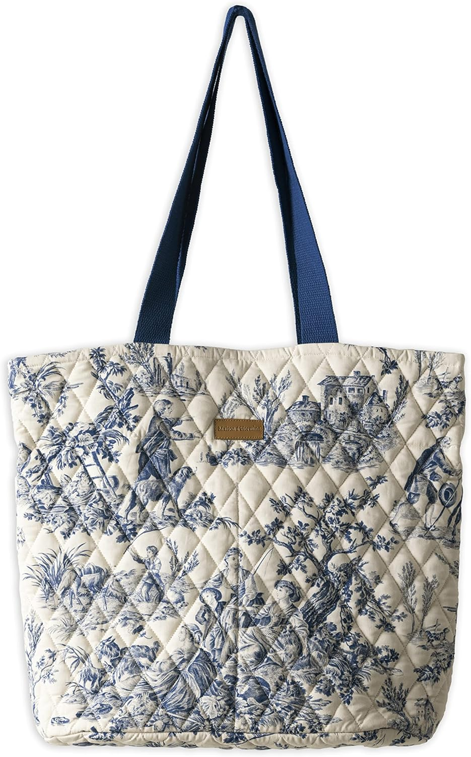 Maison D' Hermine 100% Cotton Handbag | Shoulder Bag | Shoulder Bag for the Beach | Shopping | Travel | Hiking | Women with Zip Pockets