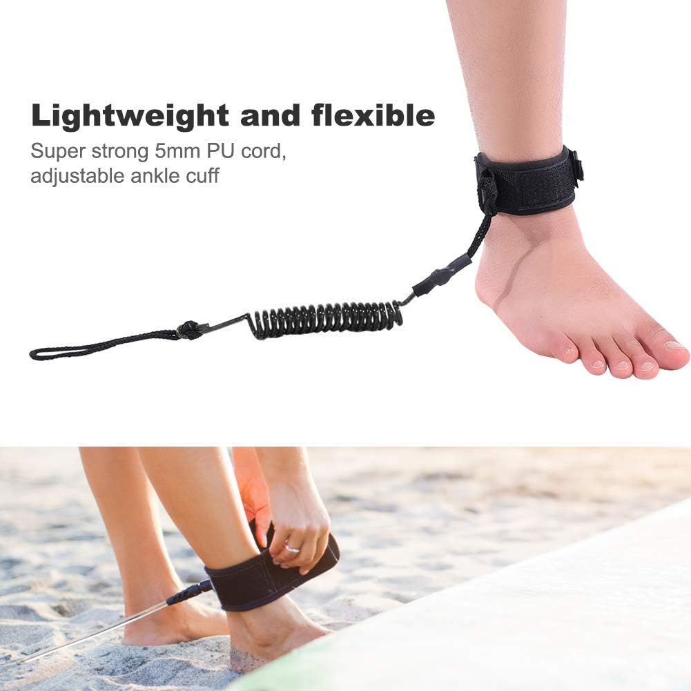 Surfboard Leash Durable Foot Leash, Sturdy Leg Leash, Flexible for Bodyboard image number 5