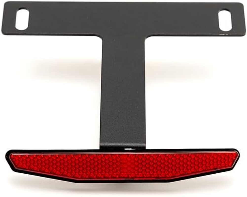 Slim Reflector Kit, Universal License Stay, Reflector, Black, Stylish, Lightweight, License Plate, License Plate, AINET, Motorcycle, Custom Parts image number 2