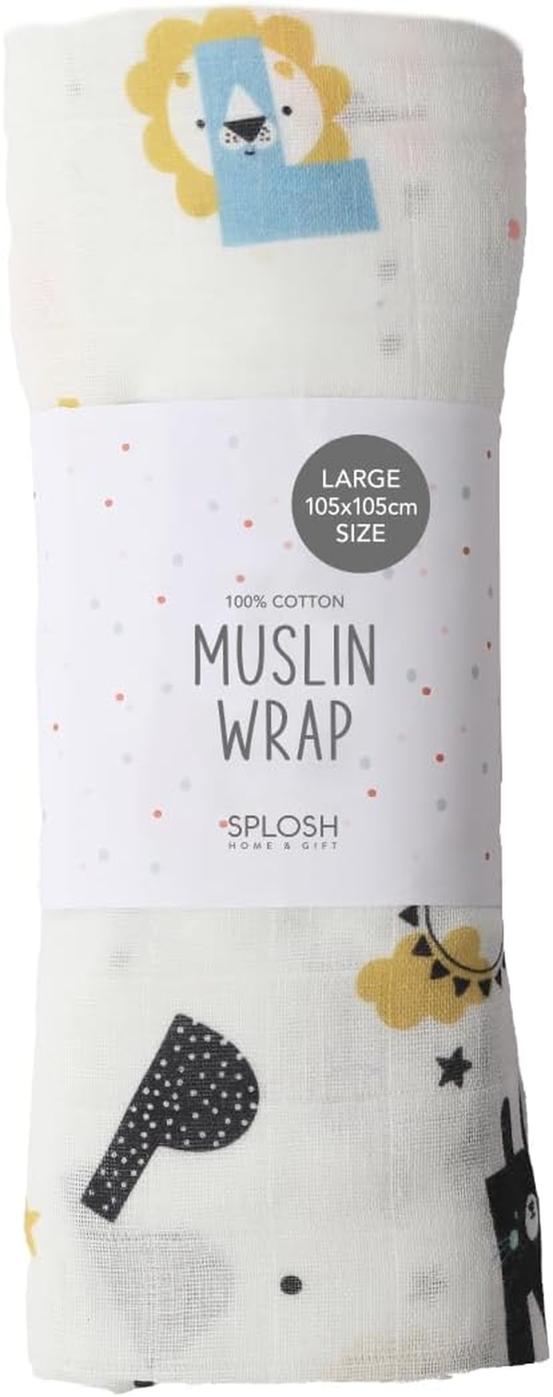 Splosh Baby ABC Muslin Wrap
