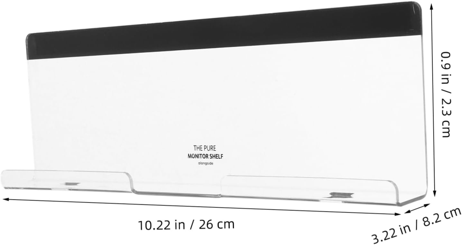 GETAJGHSD Monitor Memo Board Message Board for Computer Screen under Monitor Storage Organizer Easy Use Memo Reminder Panel for Office Desk and Note Holder image number 3