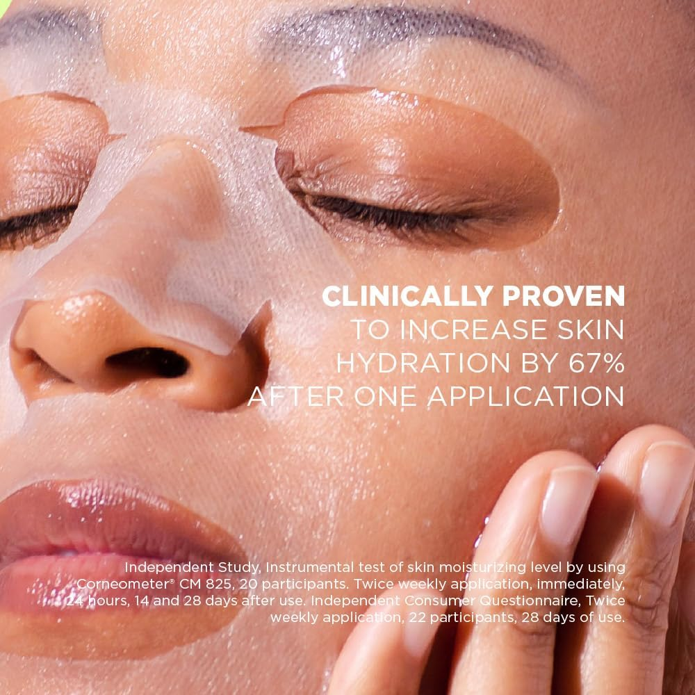 Skin Republic 10 Pack Hyaluronic Acid + Collagen Face Mask Sheet image number 1