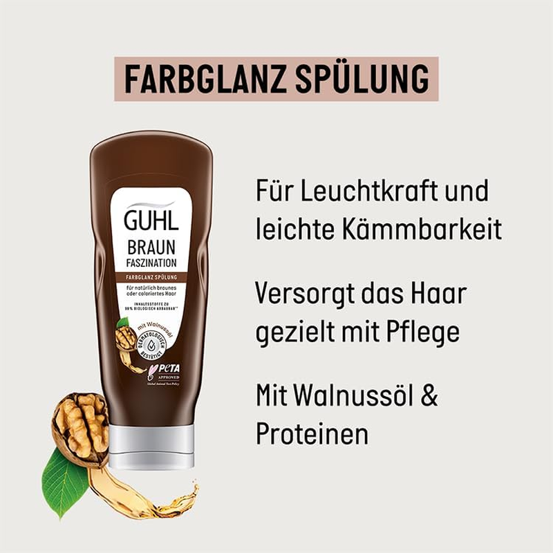 Guhl Braun Fascination Conditioner 200 Ml Hair Type: Brunette, Brown