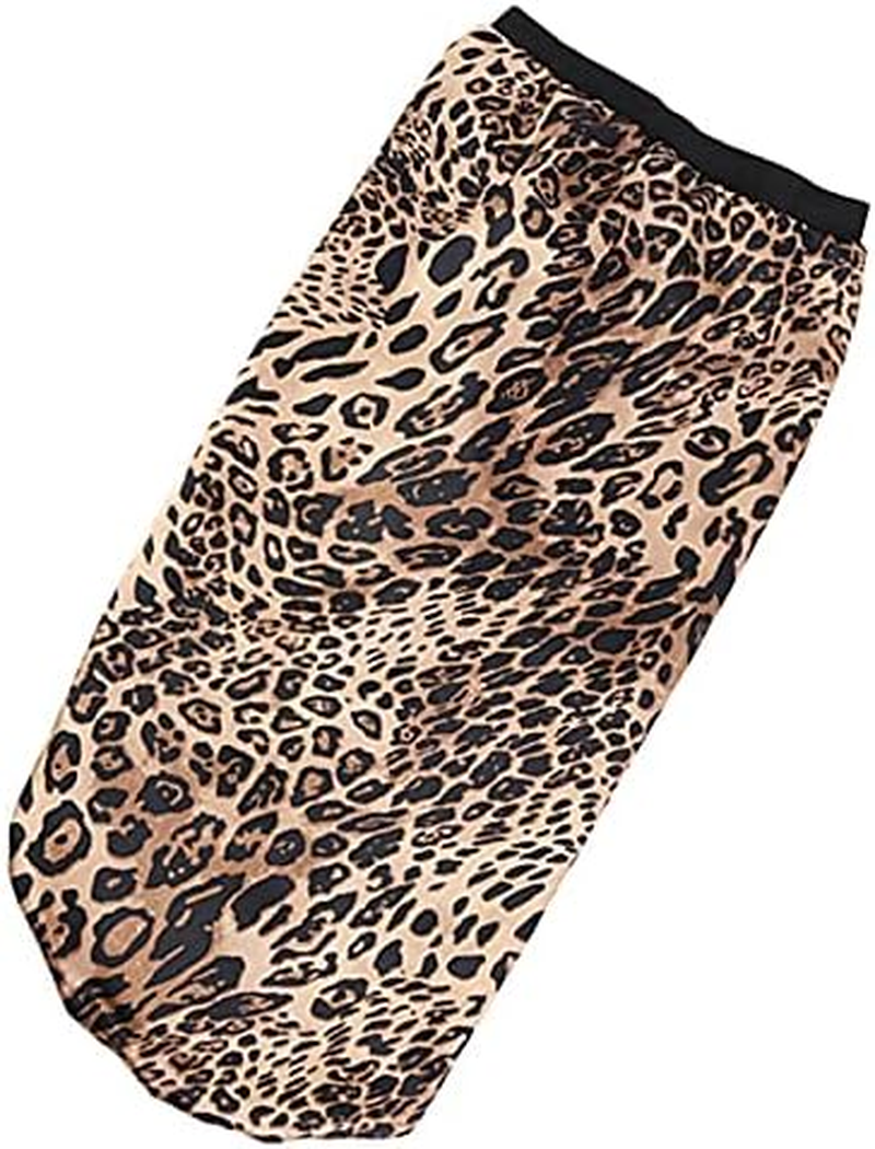 COSYOO Hair Braid Bonnet Satin Wide Classic Decorative Extra Long Printed Silk Soft Elastic Hair Bonnet for Women Printed Patterned Cover Lightweight image number 2