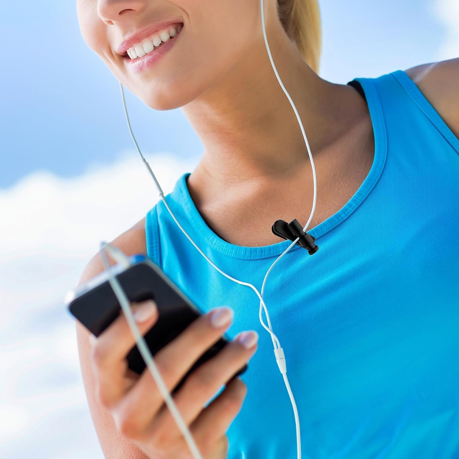 8Pcs Headphone Clips for Earphone Wire, 360 Degree Rotate Microphone Cable Clips, Clothing Shirt Wire Accessories Headphones image number 3