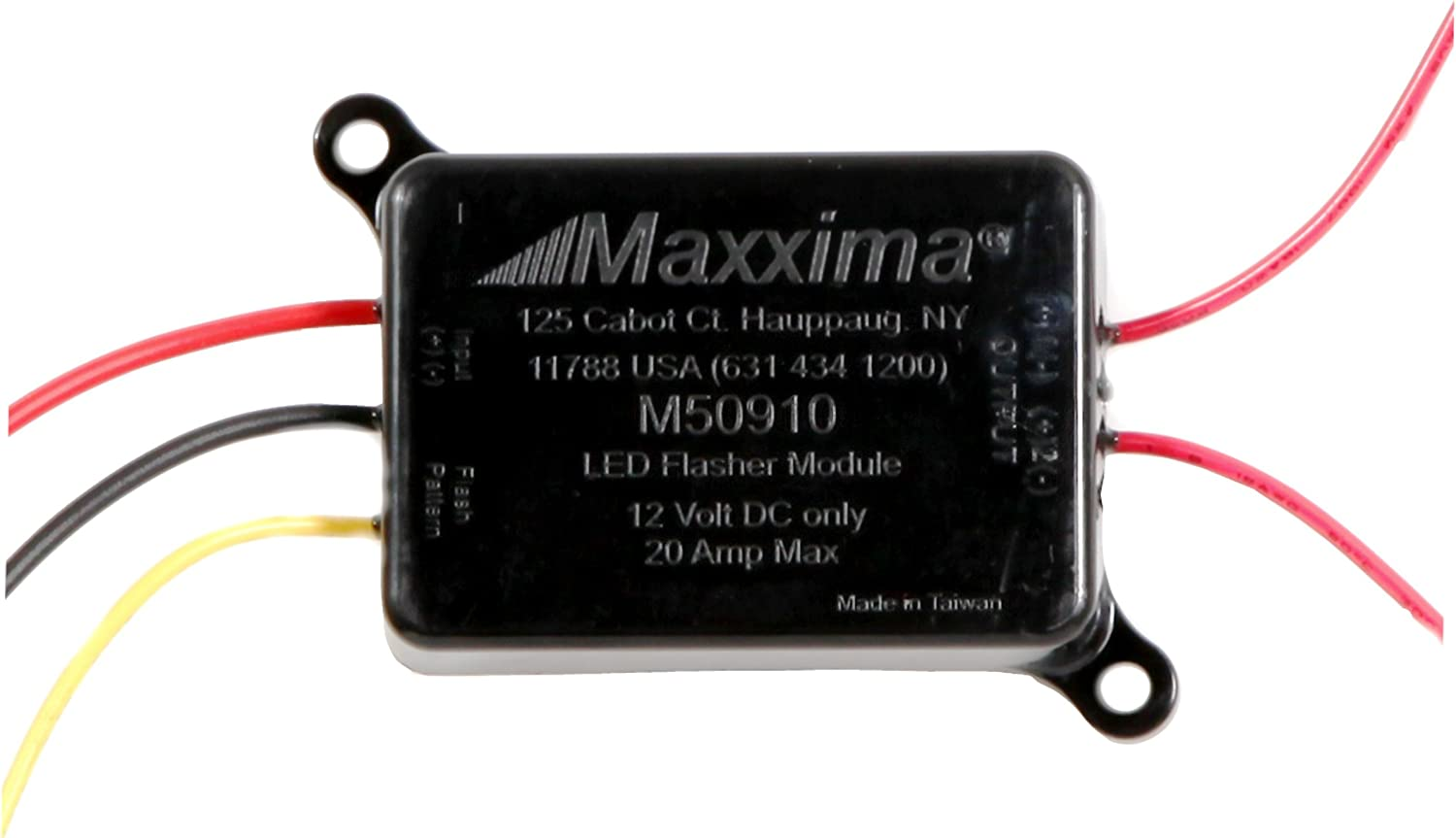 Maxxima M50910 LED Flasher Module with 16 Selectable Flash Patterns