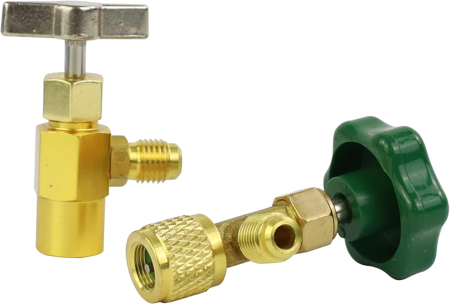 Wisepick R290 and R600A Charging Hose and Gauge Set with Can Tap and BPV31 Bullet Piercing Valves