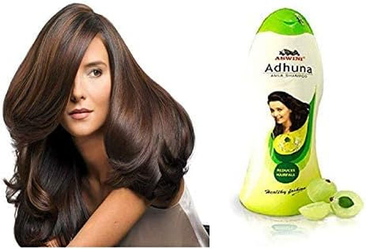 Aswini Adhuna Amla Shampoo 450 Ml (Pack of 1) image number 2