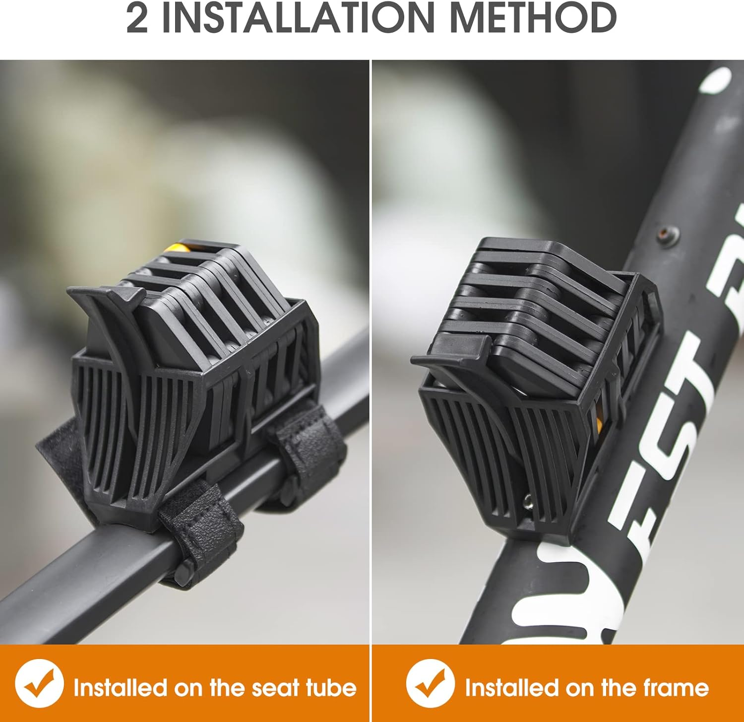 ICOCOPRO Folding Lock, 85 Cm Bicycle Lock with Key & Holder, Bicycle Lock High Security with 26 Steel Segments, E Scooter Lock Bicycle Locks for Mountain Bike/Road Bike/Bmx/Mtb image number 6