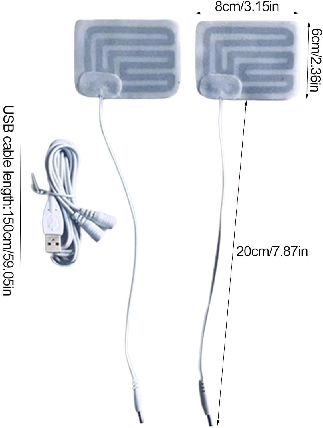 Electric Heated Thin Gloves - Uniform Heating Gloves Heater,Lightweight Gloves Pad for Winter Sports Outdoor Camping Hiking Picnics image number 6