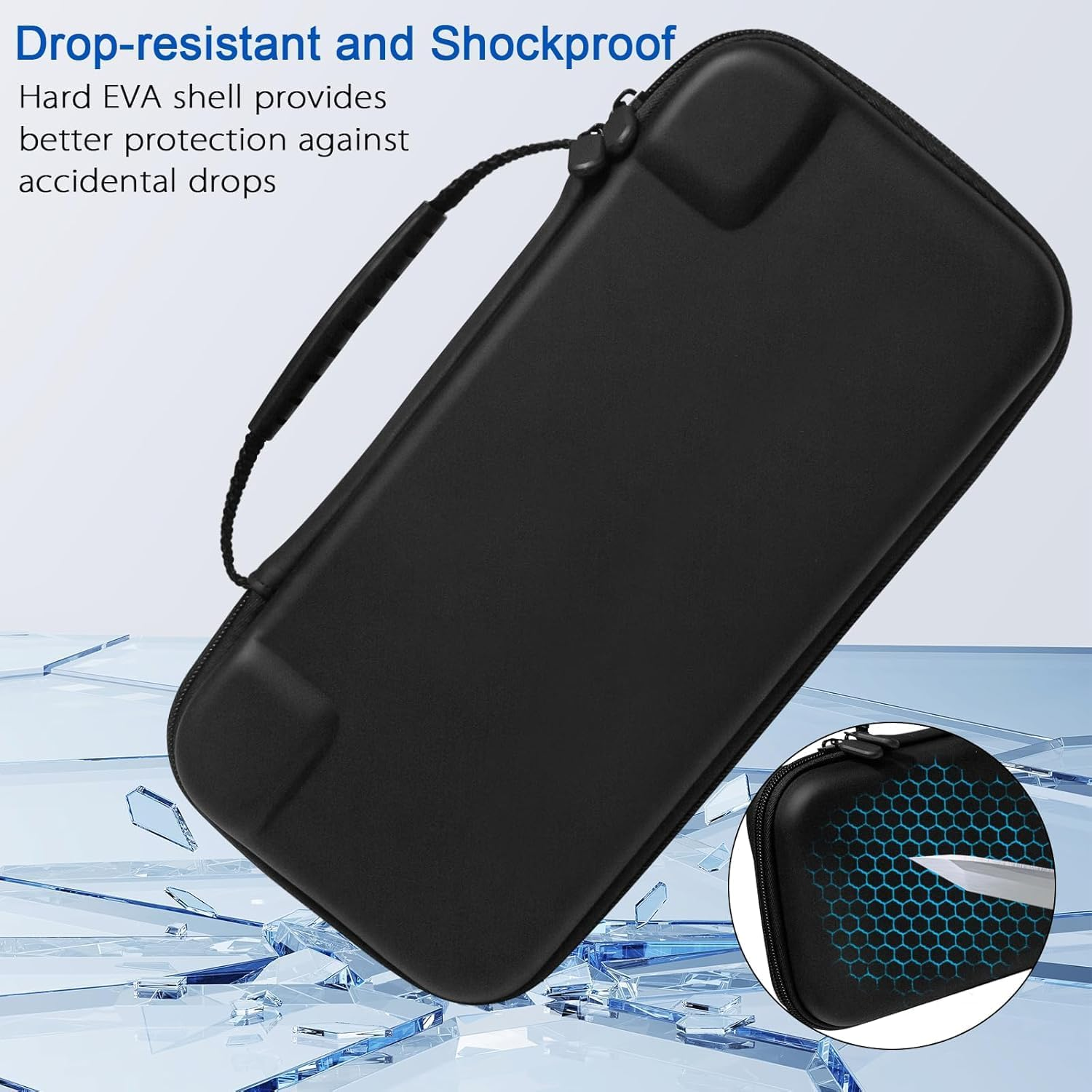 [Longest Durable] Travel Carrying Case for Nintendo Switch 2 2025, Large Volume Accessories Bundle Holder, Hard Protective Cover Estuche Funda, Black image number 2