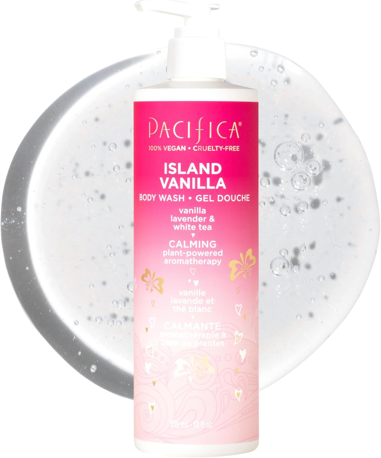 Pacifica Body Wash - Island Vanilla for Women 12 Oz Body Wash image number 1