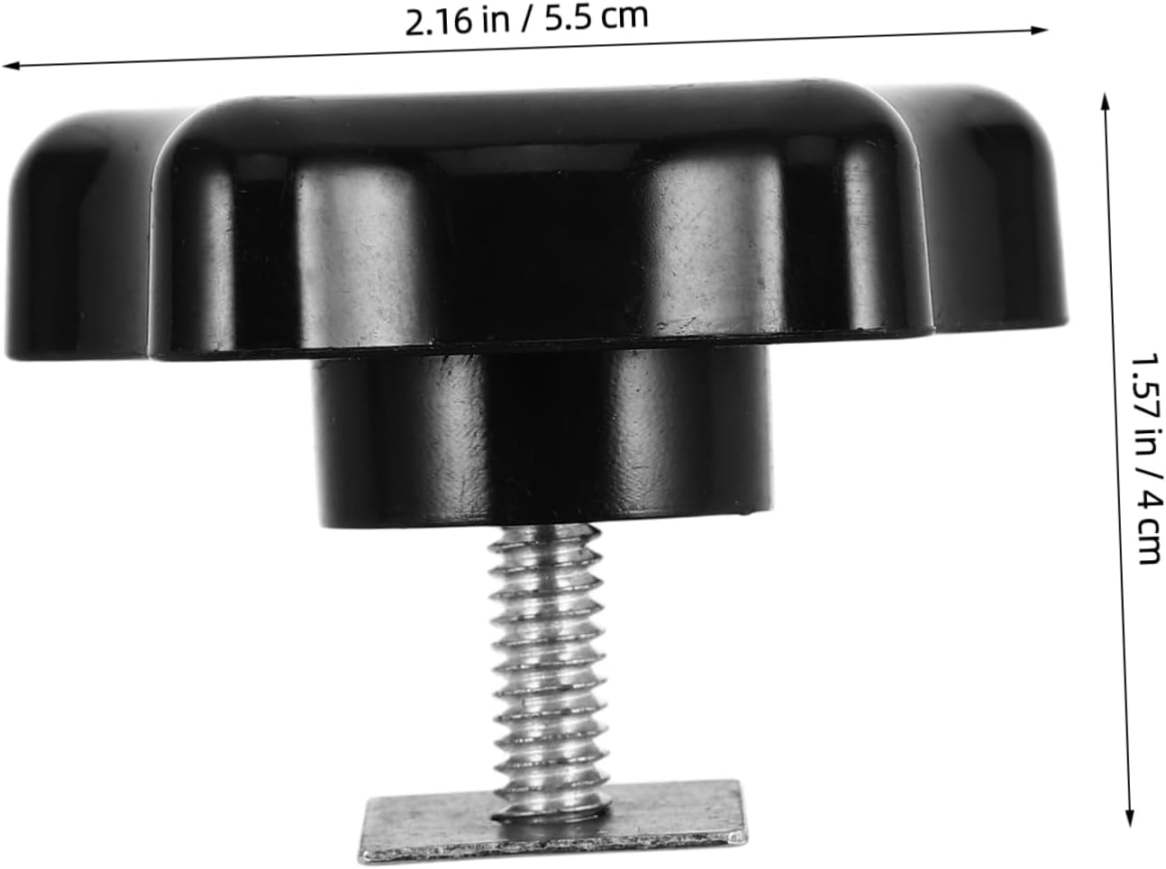 Luxshiny Awning Knob Bracket for Rv Window Knob Rv Awning Fastener Black Material Easy Installation Shade and Camping Accessory Setup image number 2