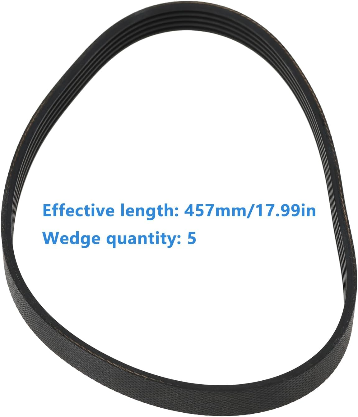 Electric Lawn Mower V-Ribbed Belts 5PJ457/180J Effective Length 457Mm Compatible with EINHELL GC-EM 1536 image number 4