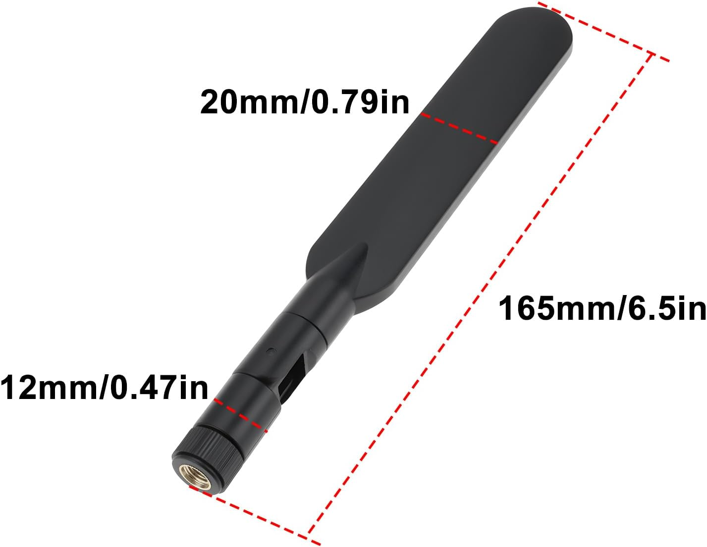 OTOTEC 2Pcs Wireless Wifi Router Antenna SA30M36130 0XJ094 Compatible with Lenovo Antenna Gain 9Dbi image number 3